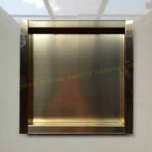 Stainless Steel Titanium Marble Hotel Four-Corner Trash Can Lid Accessories Stainless Steel Ash Cover
