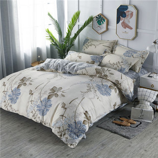 Campus Style Bed Three-Piece Set Student Dormitory Six-Piece Bedding Set Four-Piece Quilt Cover Bed Sheets Mattress Wholesale