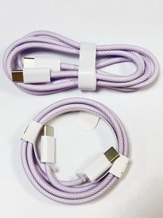 Применимо для Apple 15 быстрой зарядной линии PD кабель для передачи данных C to C macaron плетеный кабель для зарядки мобильного телефона 60W/100W