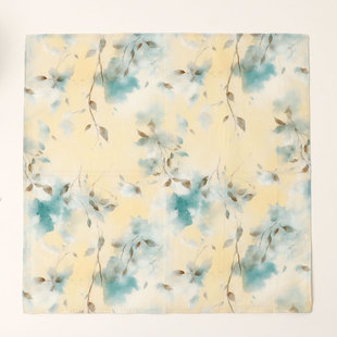 Women's Pure Cotton Handkerchief, Soft and Comfortable, Thin Handkerchief, Old-Fashioned Nostalgic Water-Absorbent Sweat-Wiping Handkerchief, Cross-Border Hot Sale