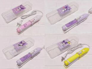 Sanrio New straight hair clip mini dual-purpose curling iron cartoon low power universal voltage air bangs splint