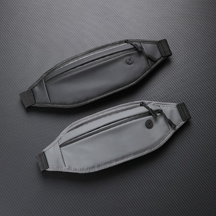Outdoor running sports waist bag men's and women's multifunctional ultra-thin storage bag invisible ultra-thin takeaway site waist bag