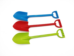 Jianxiong Beach Toy Baby Enlarged and Thickeneded One-piece PP Shovel Pointed Flat Shovel Digging Sand Playing Snowman Tool