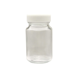 60ml капсула бутылка стеклянная бутылка для здоровья бутылка пластиковая крышка кордицепс бутылка конфеты бутылка
