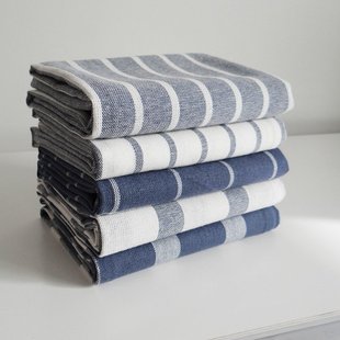 Cross-border market home kitchen suit tea towel cotton fabric yarn-dyed kitchen towel Nordic style napkin cloth