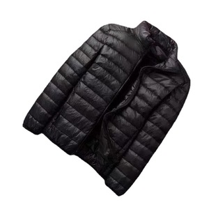 Autumn and Winter Short plus size Trendy Brand Vertical Collar Cotton-padded Jacket Coat Loose Lightweight fleece-lined Cotton-padded Jacket for Men and Women Plus Fertilizer Hooded Cotton-padded Jacket