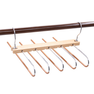 Multi-functional Wooden Hanger Hotel Home Dormitory Convenient Clothes Hanging Clothes Clothes Hangers Drying Washing and Protection