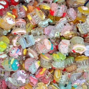 Children's Small Clamping Ponda Tail Cute Cartoon Hairpin Internet Popular Baby Little Girl Clamping Shake Tone Explosive Stall
