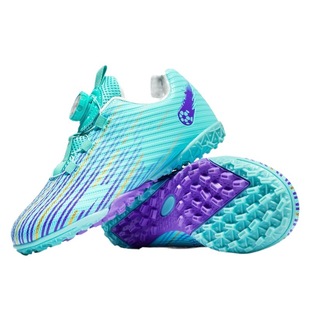 2024 Spring New Style Swivel Buckle Football Shoes Boys Teenagers Students Crushed Nails Children's Competition Training Sneakers