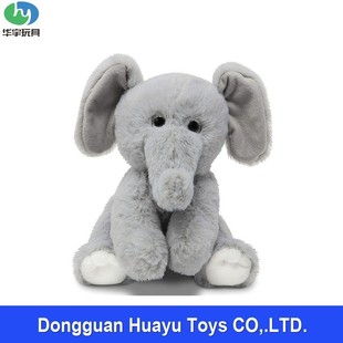 Cartoon Baby Elephant Plush Toy Sitting Forest Animal Elephant Doll Manufacturer Custom-Made Soothing Elephant Plush Doll