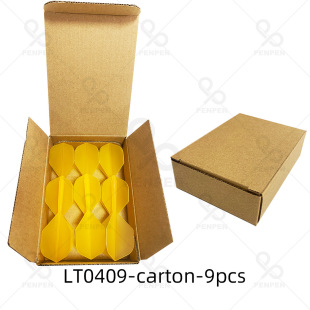 PENPEN spray dart cross-border conjoined dart leaves are not easy to break 70% transparent modified PP carton 9 LT04