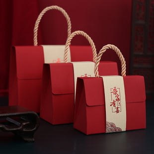 Wedding Big Candy Bag Gift Box Empty Candy Box New Creative Chinese Style Baby Box Big Box
