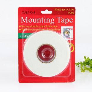 Foam Double-Sided Tape Foam Double-Sided Tape Double-Sided Tape Foam Glue Buffer White Sponge Double-Sided Tape Wholesale
