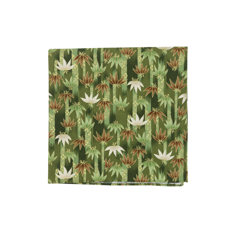 Custom-made Japanese-style wrapping cloth, furoshiki, multi-purpose fabric packaging cloth, gift box, furoshiki, hand towel with gold foil stamping.