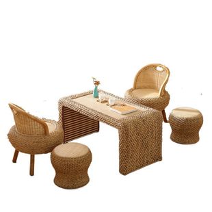 Rattan Tatami Table Small Coffee Table Japanese Style Low Table Kang Table Home Bay Window Table Balcony Small Coffee Table Chinese Studies Table