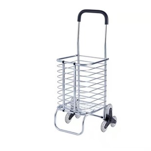 Convenient household wholesale rotatable foldable portable removable climbing eight-wheel supermarket shopping cart to buy vegetables