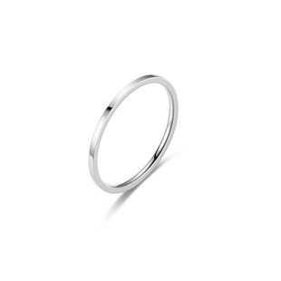 Light Luxury Style Thin Titanium Steel Ring Women's Fadeless Elegant All-match Ring Ring Korean Style Women's Tail Ring