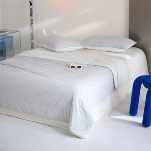 Class A Mother and Child Super Soft Cool Ice Cream Summer Blanket Air-conditioning Blanket Silky Sleeping Naked Ice Silk Summer Blanket Machine Washable Thin Blanket 6