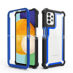 High-permeability acrylic phone case for Samsung A22 4G A22 5G three-proof space Shell Factory spot