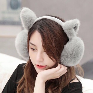 Winter Warm Earmuffs Female Korean-style Cute Student Earmuffs Winter Earmuffs Plush Earmuffs Foldable Earmuffs