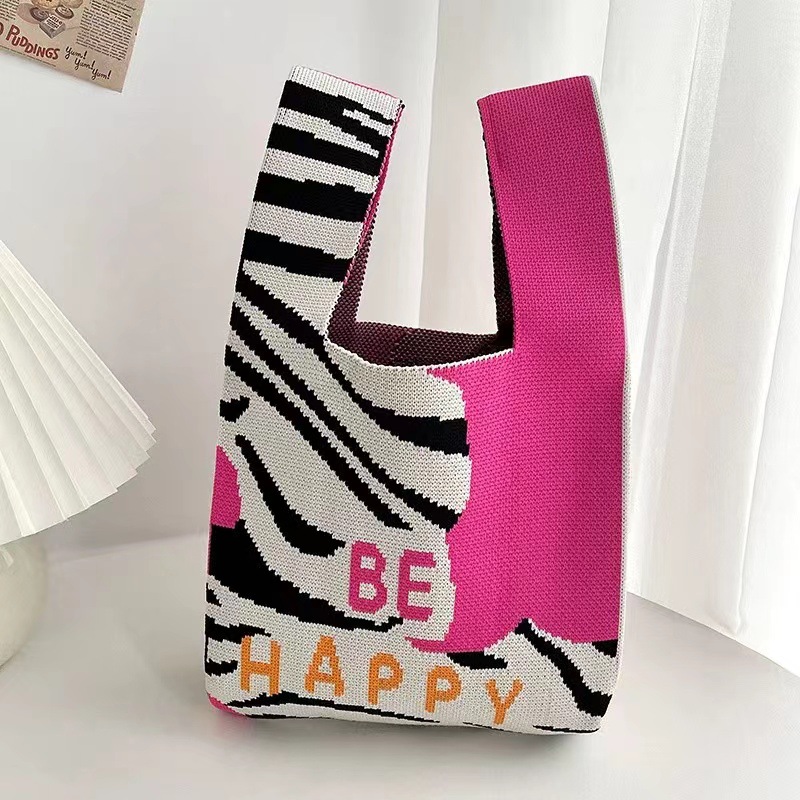 Large Capacity Small Bag for Women, Knitted Handbag, Large Capacity Vest Bag, Fashionable Storage Bag, Trendy Fashion Gift Bag