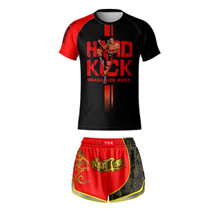 Shorts children adult fight clothing training suit Sanda Muay Thai suit fighting wholesale short sleeve long sleeve UFC