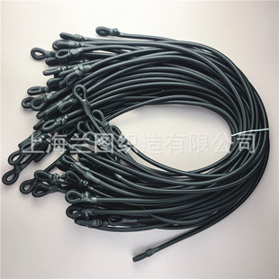 Factory Direct Sales High Density Trampoline Braided Trampoline Elastic 8mm Rope Fitness Equipment Pull Rope Round Elastic Band