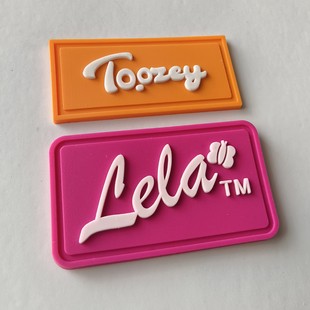 P073 Customized Rubber Pvc Standard Drop Plastic Seal 3Dlogo Soft Silicone Badge Outdoor Clothing Accessories Trademark