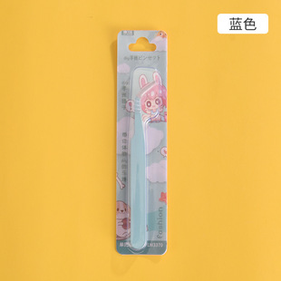 Nail art double-head forceps multifunctional with silicone straight-head forceps nail art tool alloy clip tool nail shop special