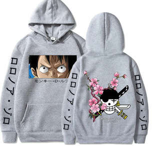 Новая свободная толстовка с капюшоном One Piece Sauron 2021, трансграничная новая свободная толстовка с капюшоном