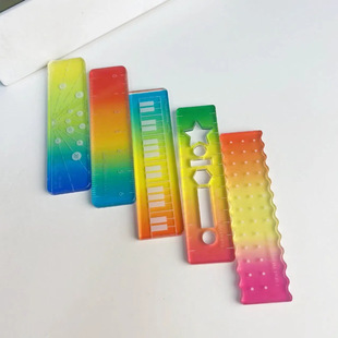 Palm Ruler Satisfiably Ruyi Ruler Mini Ruler Hand Account Pocket Portable Gradient Mini Ruler