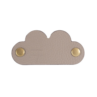 Export Foreign Trade Portable Headset Storage Line Xiaohong Department Blogger ins Handmade Top Layer Cowhide Data Cable Tie Belt