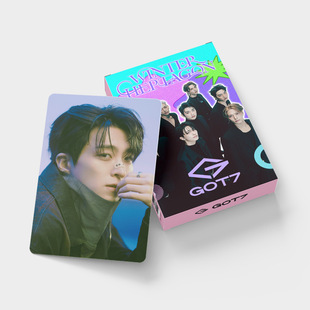 30 double-sided small cards GOT7 new special Winter Heptagon peripheral self-printing photo cards greeting cards LOMO cards