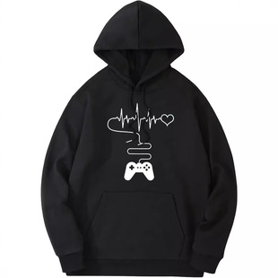 Men's Graphic Drawstring Pullover Hoodies свитер с капюшоном