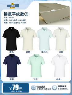 Polo Shirt Custom T-Shirt Work Clothes Printed Logo Custom Summer Team Short-Sleeved Cultural Advertising Shirt Lapel Shirt