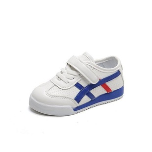2024 spring and autumn children's new color matching single-layer shoes boys sneaker casual white shoes baby soft bottom non-slip board shoes