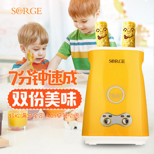 Xiuzhu South Korea Egg Cup Breakfast Machine Household Mini Double Barrel Egg Machine Egg Roll Machine Egg Bag Sausage Machine Yellow