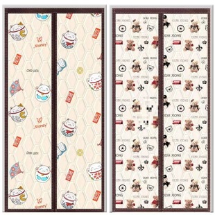 Winter Thick Cotton Door Curtain Warm Windshield Seal Partition Curtain Cold-proof Windproof Sound-proof Hanging Curtain Commercial Door Curtain Cartoon