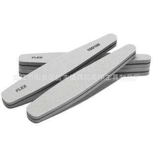 FLEX sponge file racket shape nail manicure manicure double sided 100/180 polishing strip sponge polishing