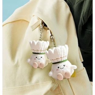 Little Red Book New Cute Badminton Cute Soft fufu Plush Pendant Doll Gift for Friends Keychain