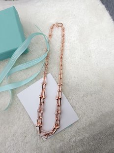 T home TIFF fashion commuter Joker high precision version new U-shaped diamond necklace