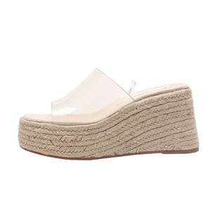 Sandals Women's Cross-border Trade AliExpress Amazon Explosions Wedge Large Size Sandals Women's Outer Wear Thick Sole Sandals