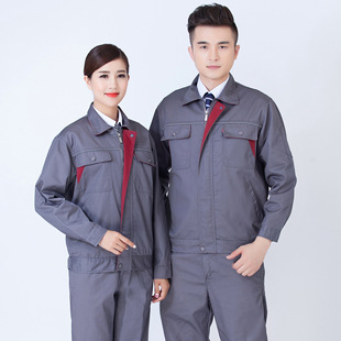 Long-sleeved work clothes suit men's wear-resistant spring and autumn factory clothes top workshop auto repair clothes mechanical and electrical tooling wholesale labor protection clothes
