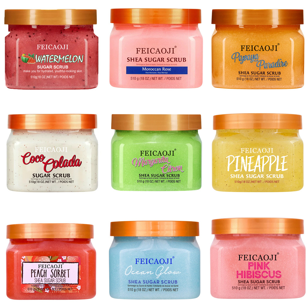 Sugar Salt Scrub Scrub Sugar Moisturizing Tender Fragrance Softening Corneous Chicken Skin Bath Salt Mild and Not Irritating