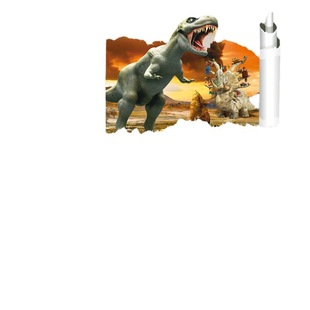 3039 3D Jurassic Dinosaur 3D Stereo Wall Stickers Living Room Bedroom Decorative Stickers Removable Stickers