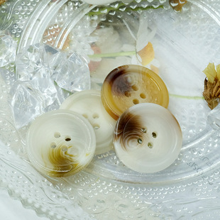 in stock resin button stick floral pattern button windbreaker coat white flower suit texture button resin accessory button