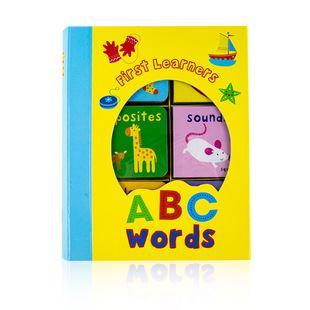 Small Board Book Book Box Set Abc Animal 6 Book Set Children's Encyclopedia Early Education Picture Book Processing and Customization