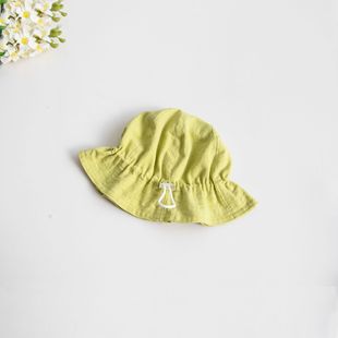Summer thin baby hat out sun hat sunscreen for boys and girls baby fisherman hat adjustable basin hat sun hat