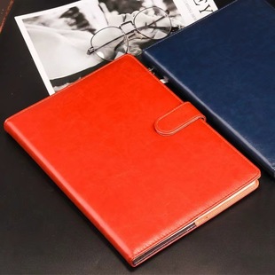 Notebook Business Office B5 Buckle Simple Retro Notepad 16K Meeting Thickened Leather Work Book