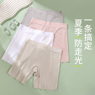 Factory direct selling children's ice silk thin insurance underwear baby leggings underwear two-in-one anti-light safety pants
